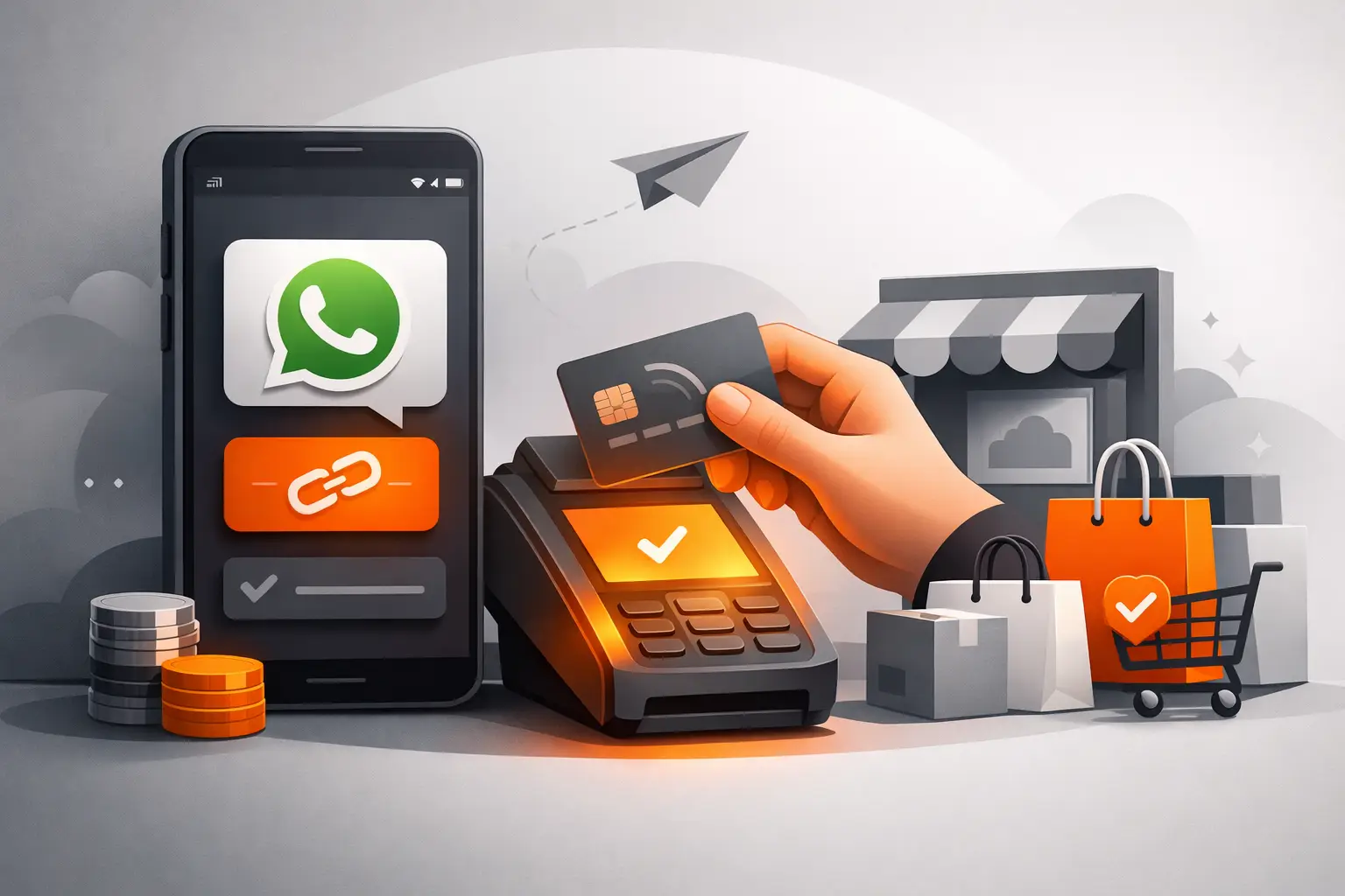 Pagamento por link WhatsApp para vender mais
