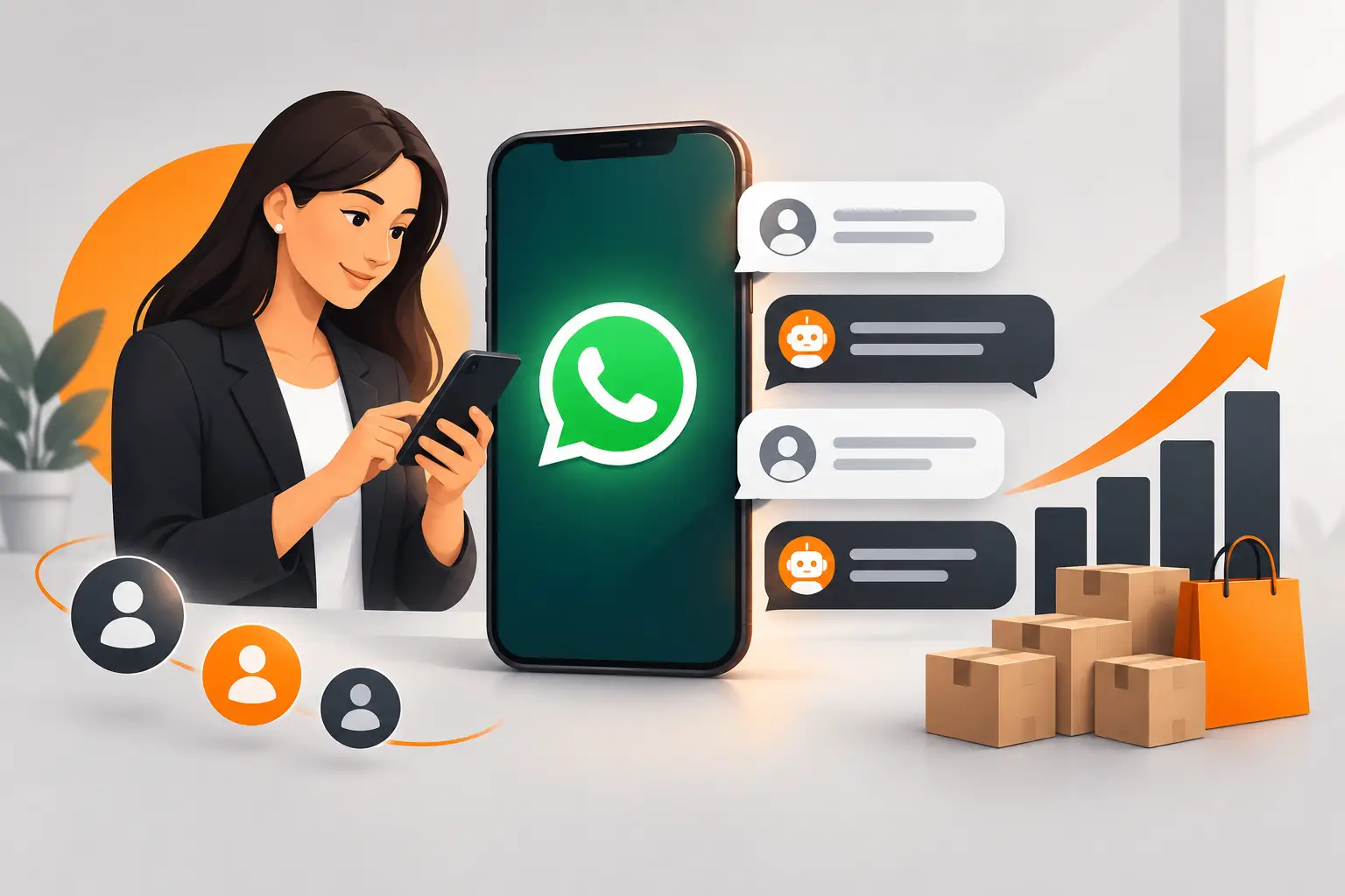 Caso de uso de WhatsApp para vendas em escala