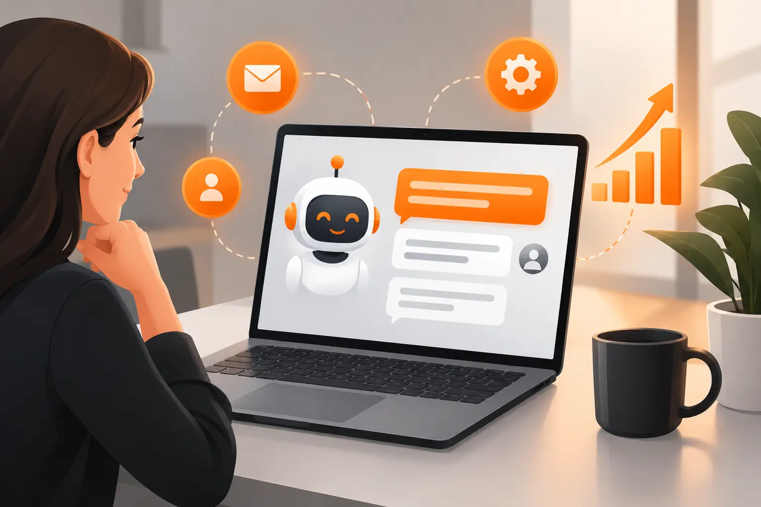 Como configurar respostas automáticas que vendem