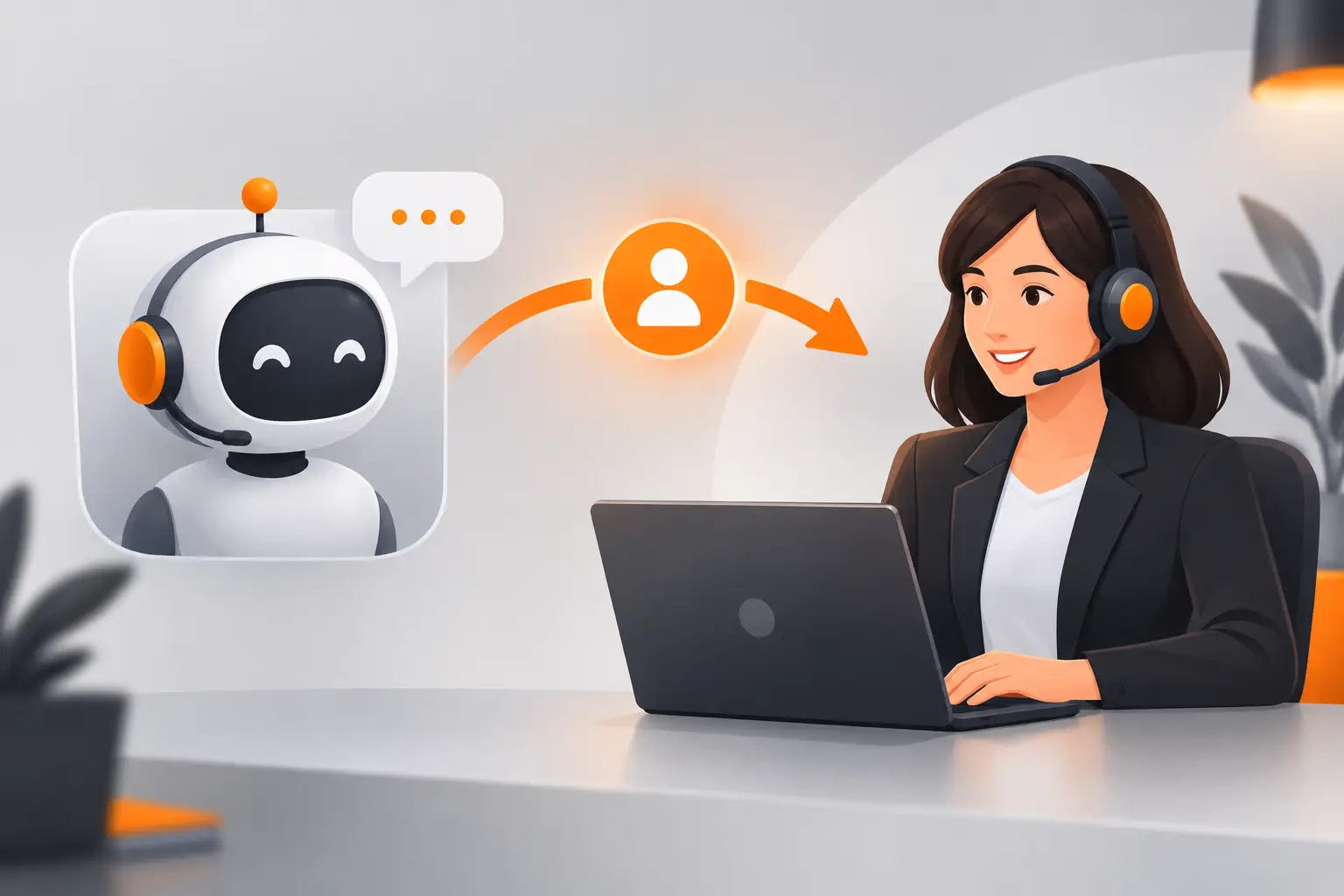 Guia de handoff do bot para atendente humano